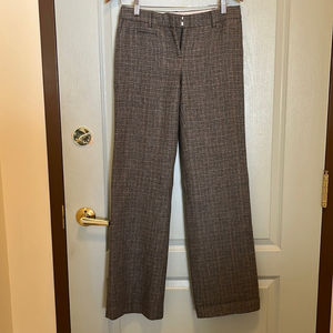 Women's Plaid Wide-Leg Dress Pants